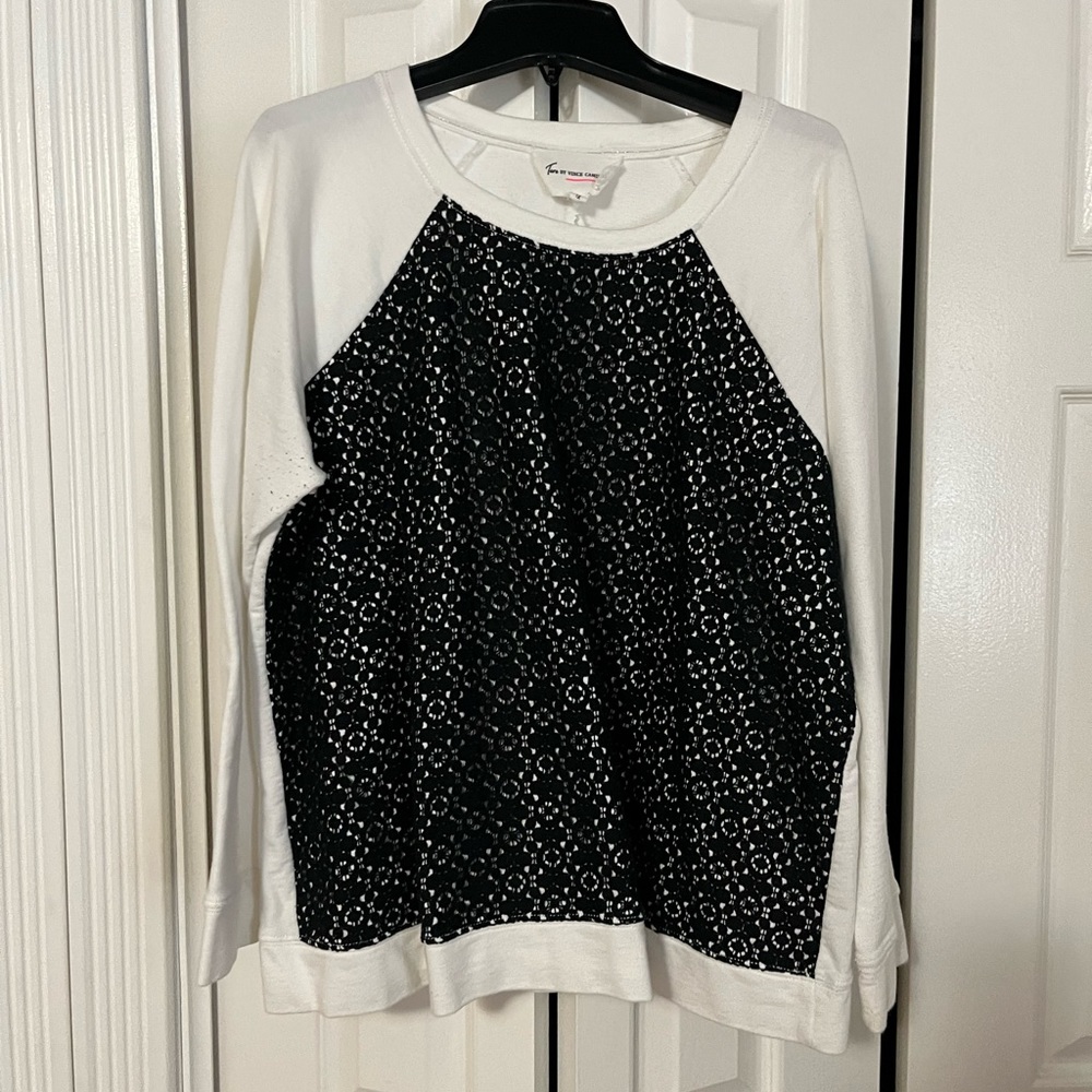 Vince Camuto lace sweatshirt